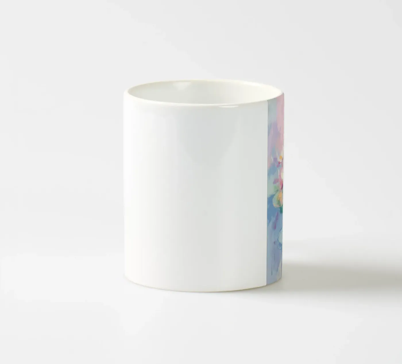 The Lavender Reflection ceramic mug by Bold Type Co.
