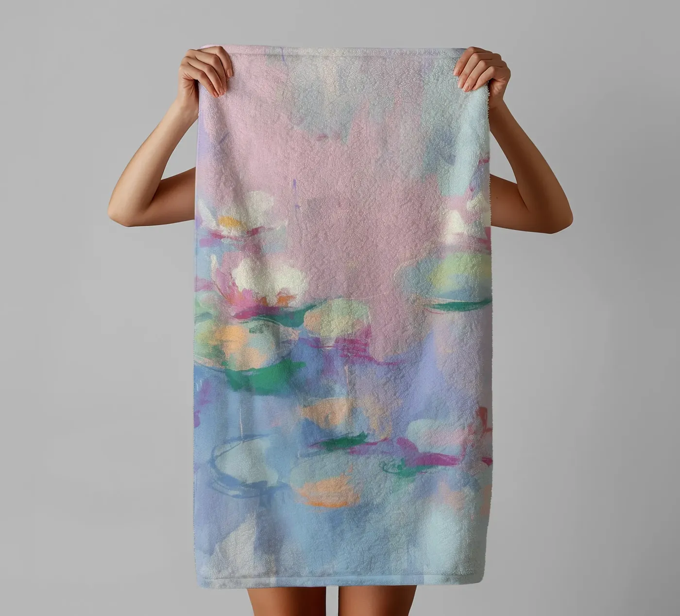 The Lavender Reflection towel by Bold Type Co.