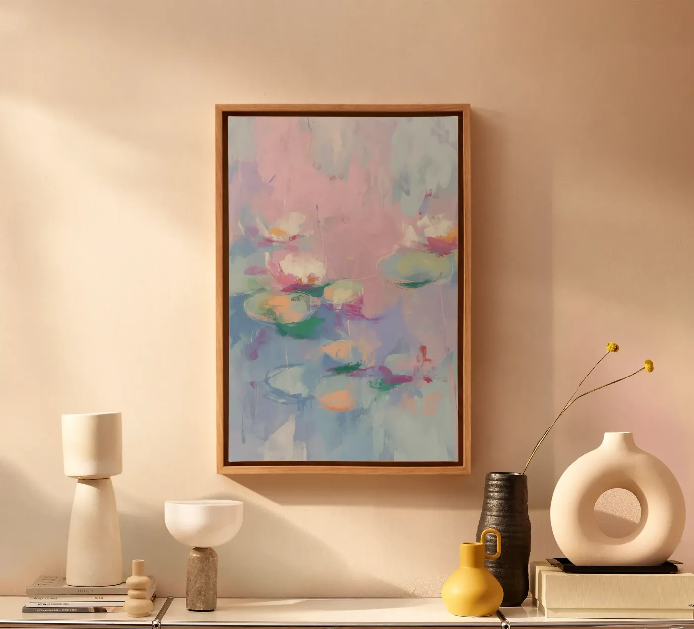 The Lavender Reflection canvas by Bold Type Co.
