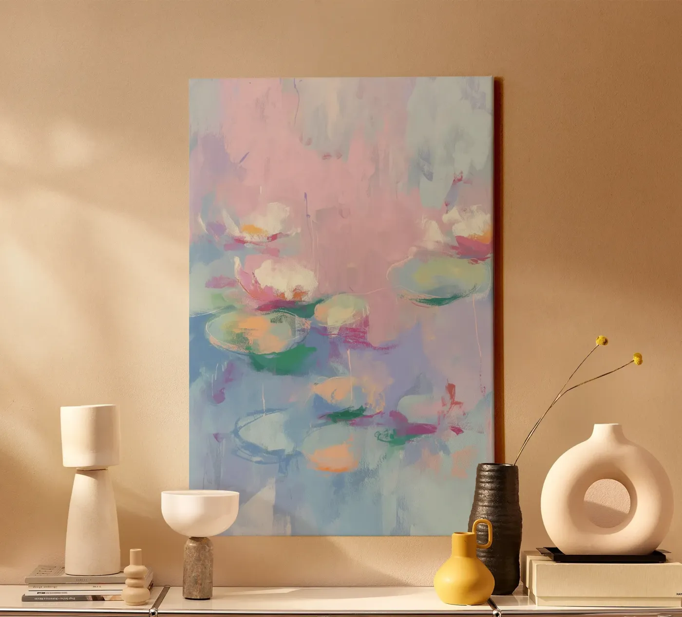 The Lavender Reflection canvas by Bold Type Co.