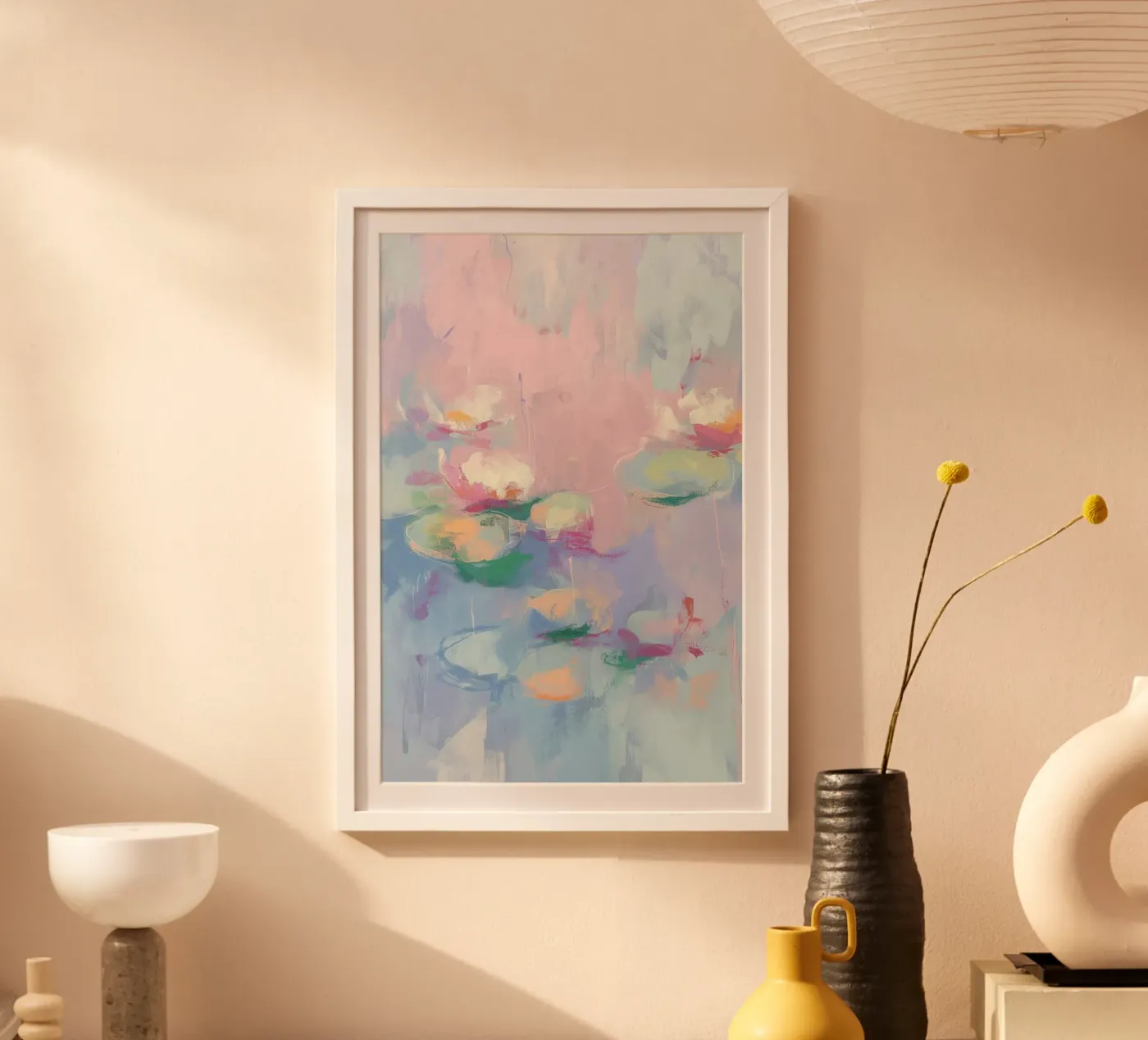 The Lavender Reflection poster by Bold Type Co.