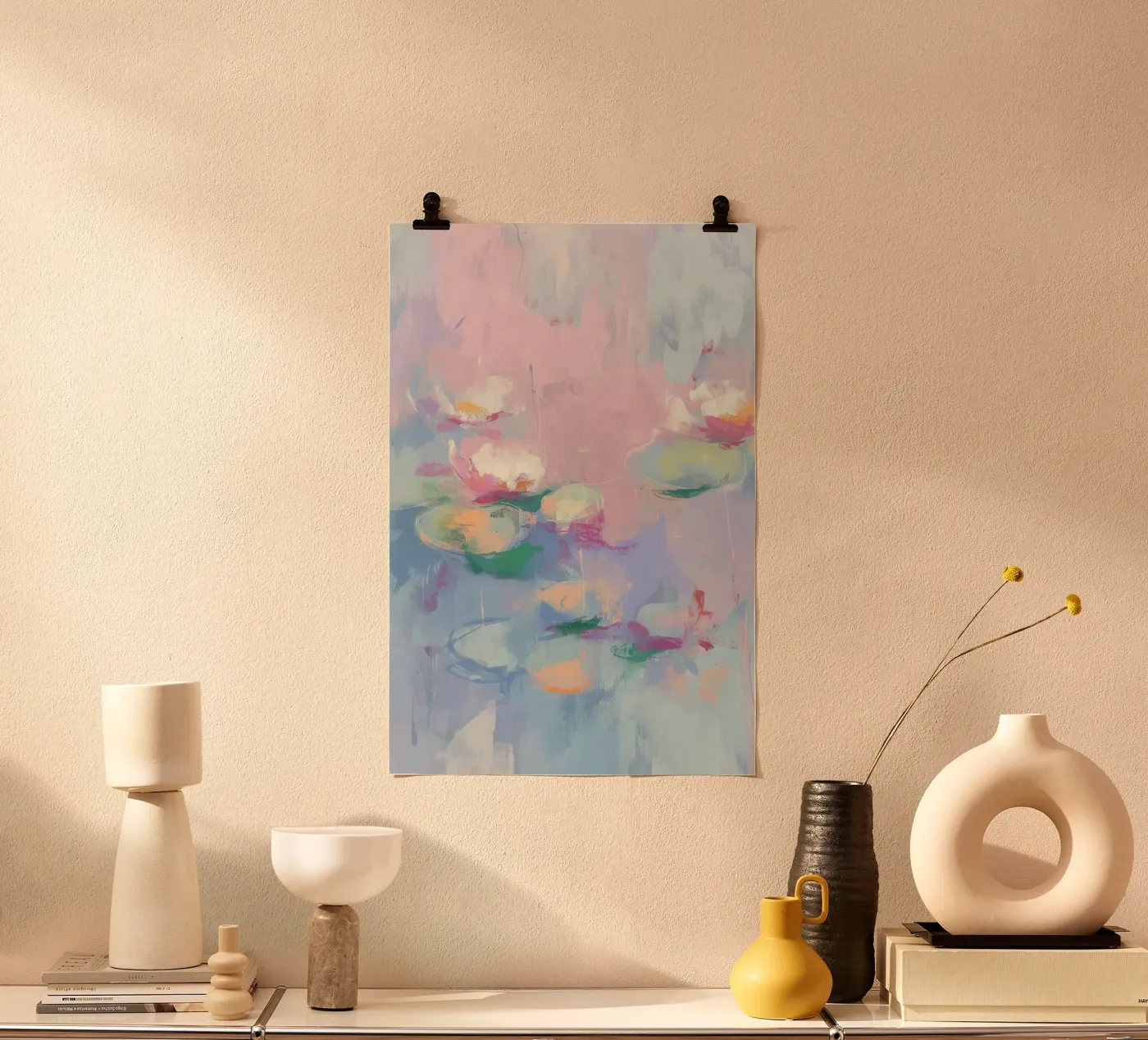 The Lavender Reflection poster by Bold Type Co.