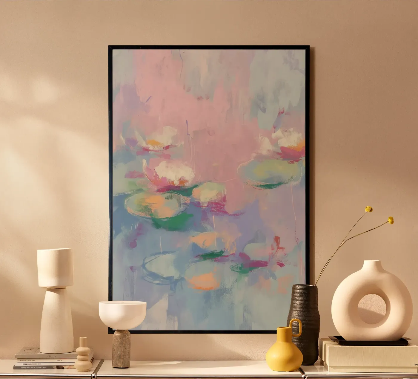 The Lavender Reflection poster by Bold Type Co.