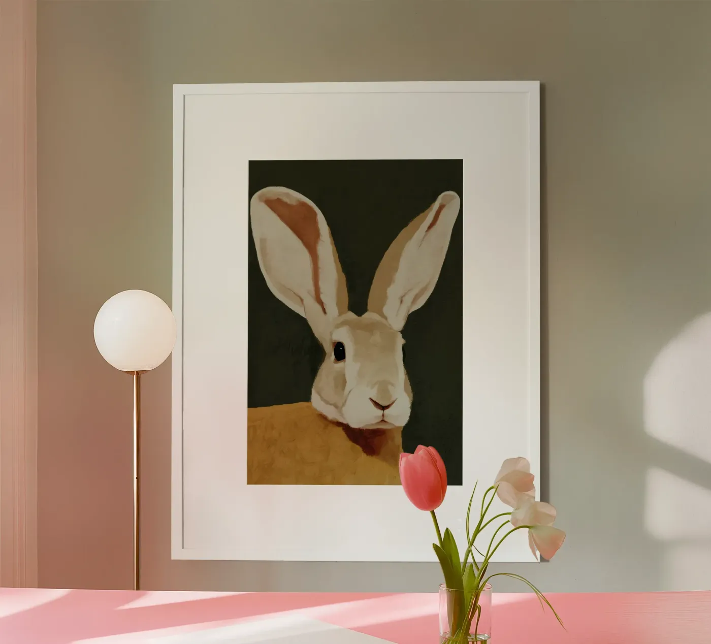 Rabbit Portrait poster da treechild