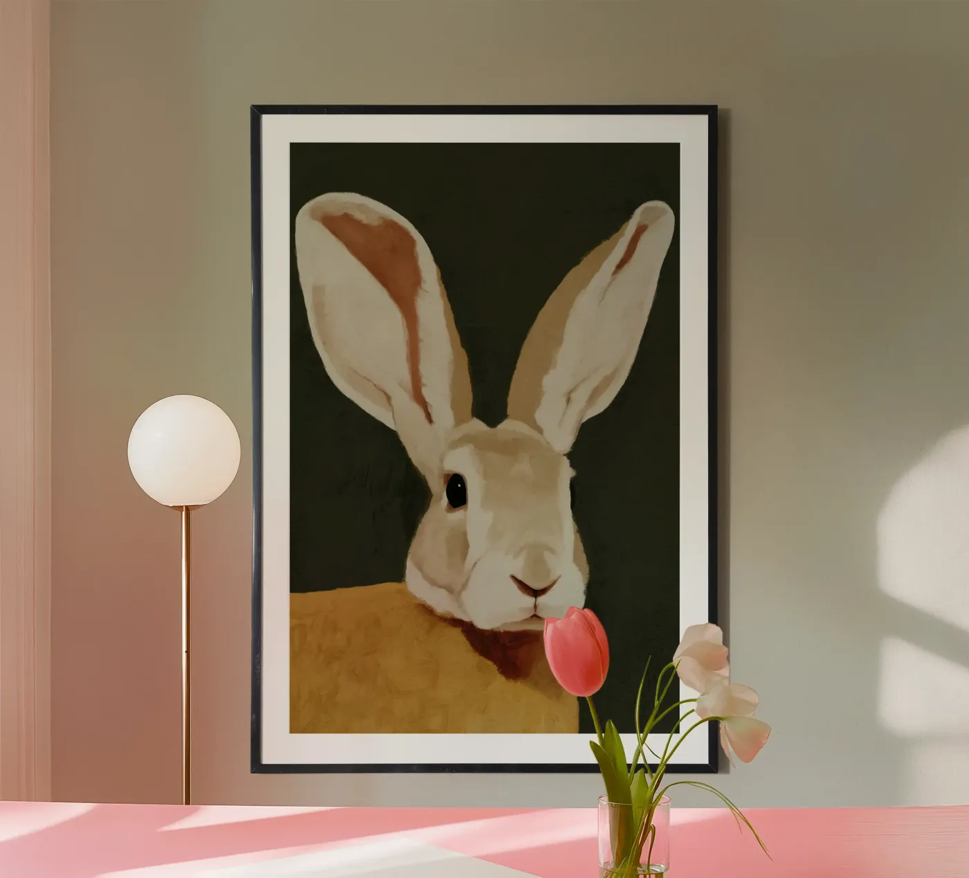 Rabbit Portrait poster da treechild