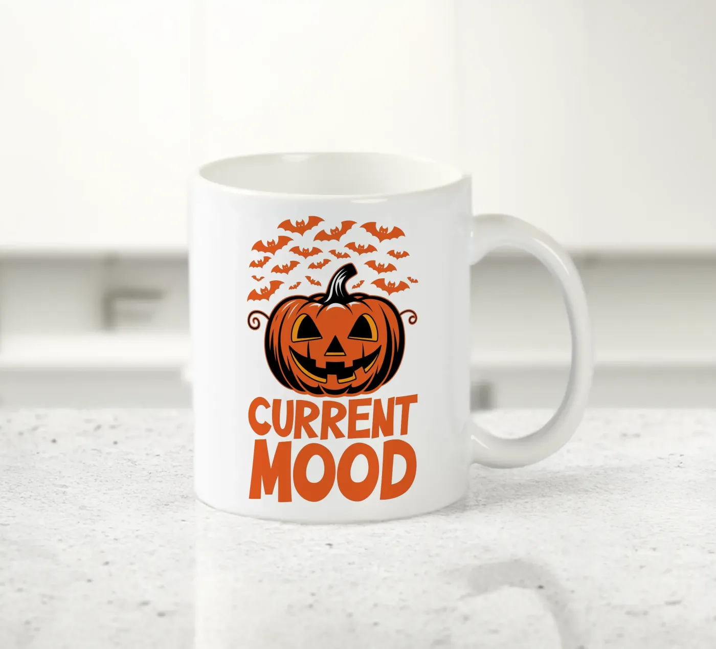 CURRENT MOOD ceramic mug by edsonramosart