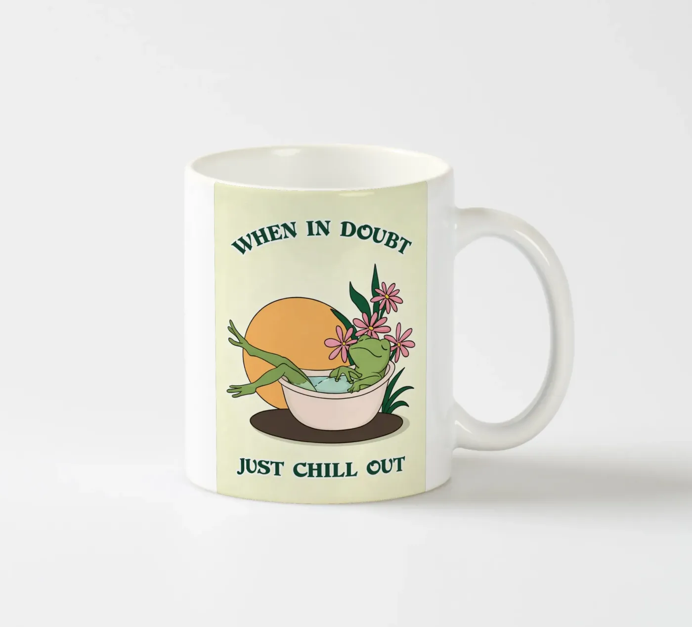 when in doubt ceramic mug by hexis