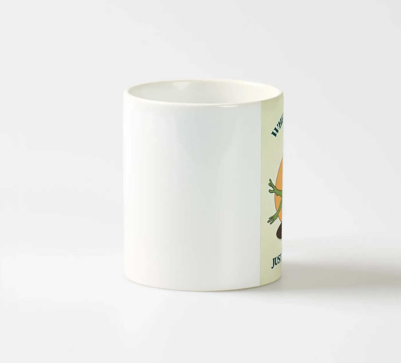 when in doubt ceramic mug by hexis
