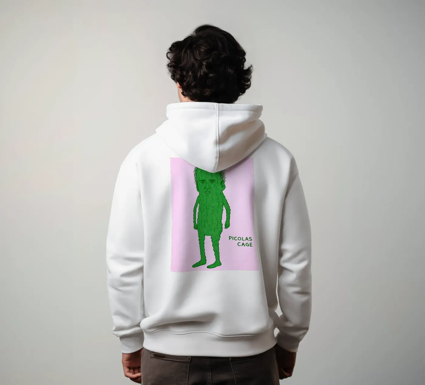 klein hoodie van hexis