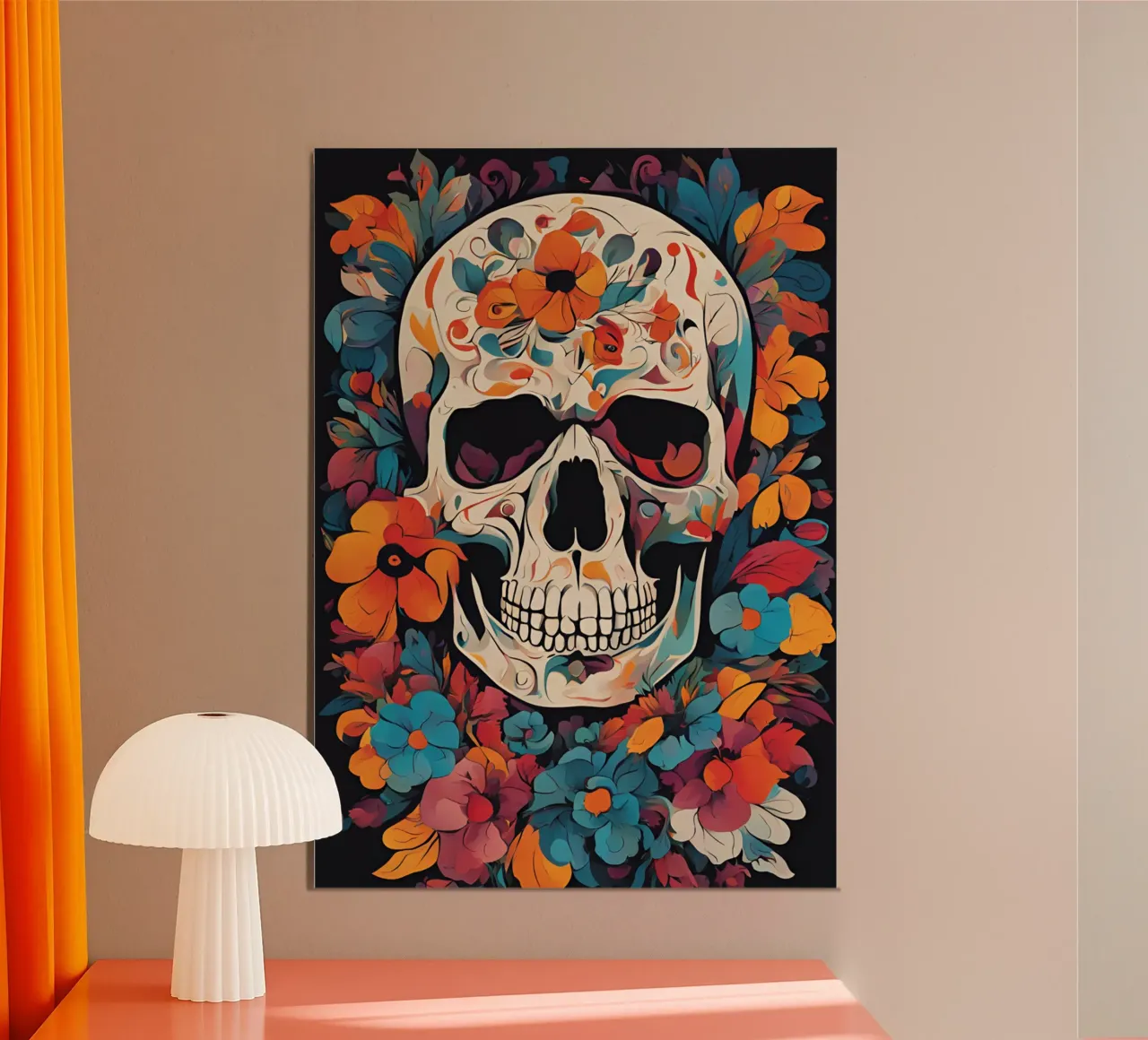 La muerte 2 poster con telaio in alluminio da Rezh creations