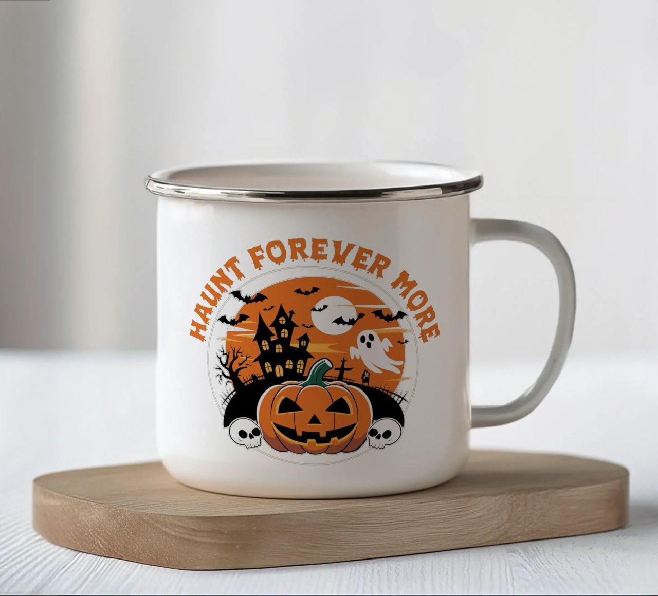 Haunt Forever More tazza in smalto da edsonramosart