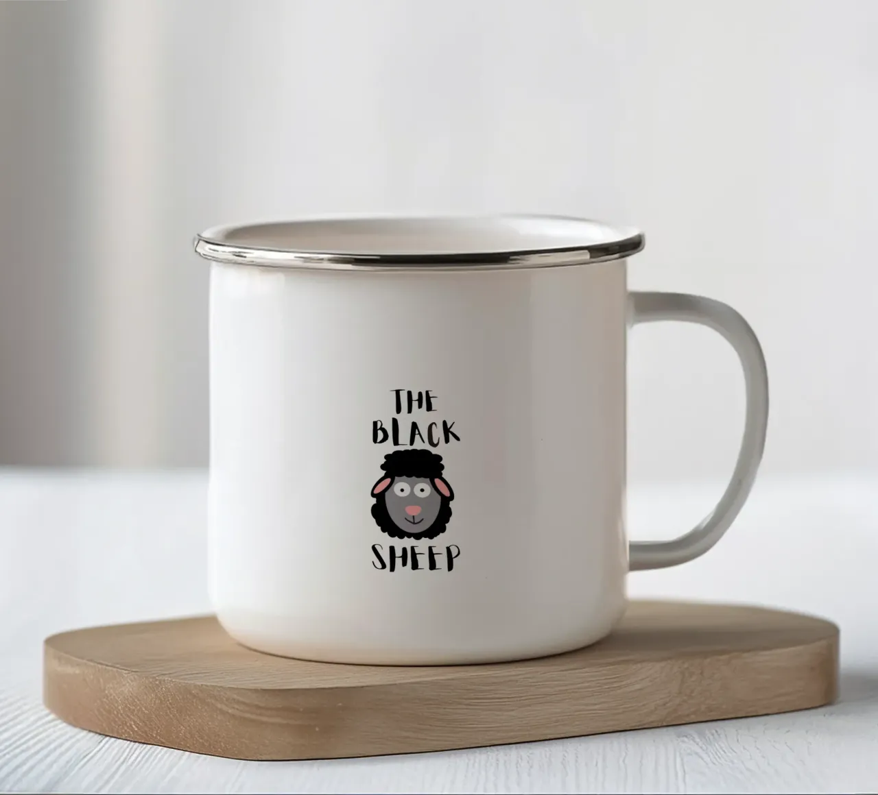 The black sheep tazza in smalto da happieeagle