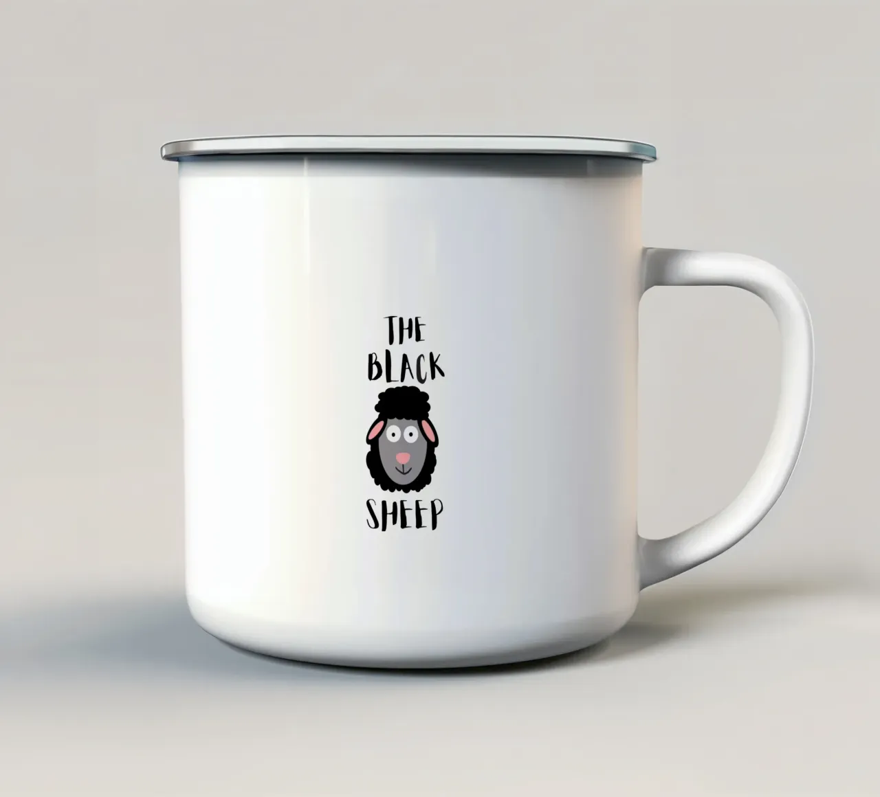 The black sheep tazza in smalto da happieeagle