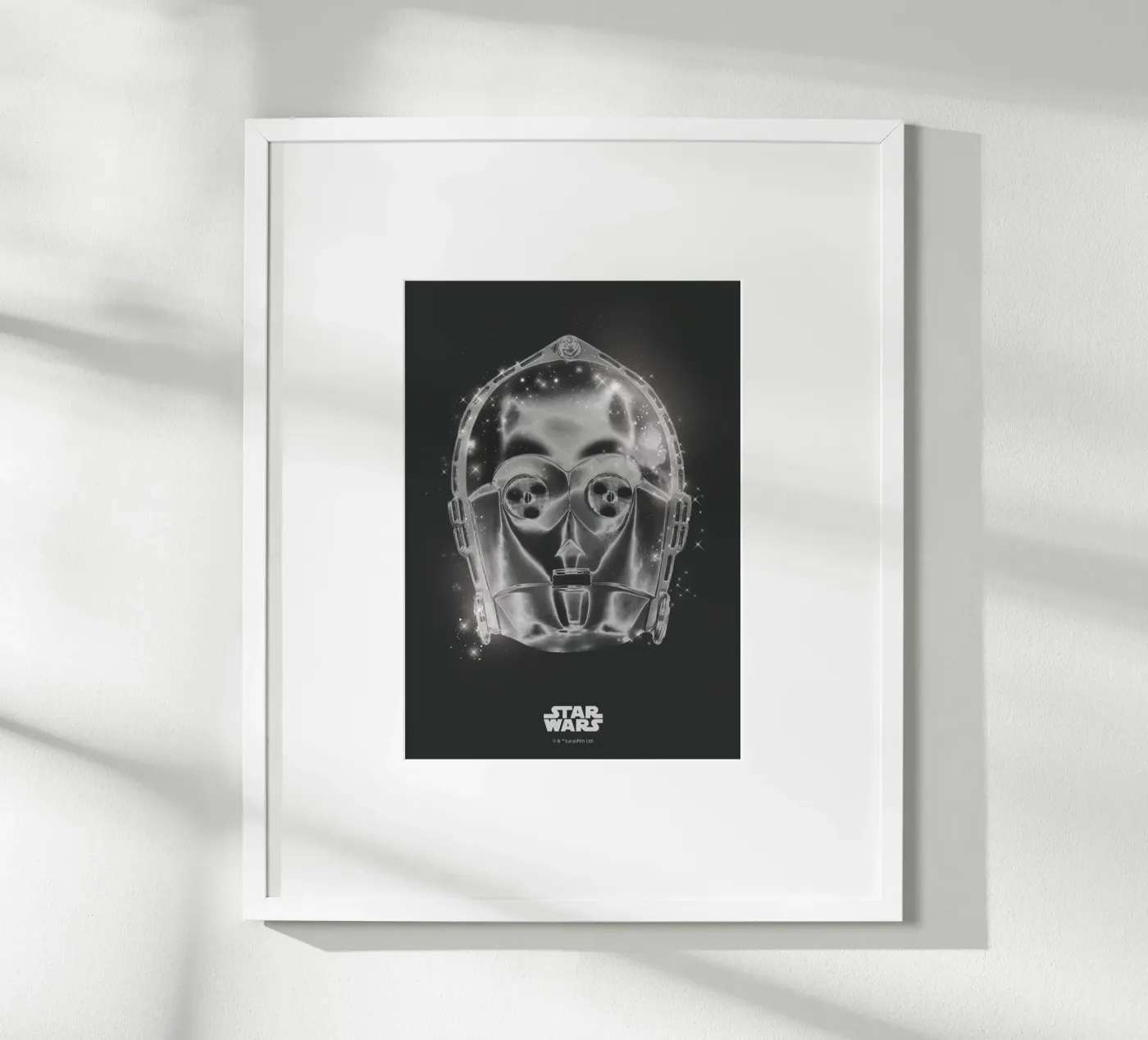 C-3PO Stardust Black Poster von Star Wars