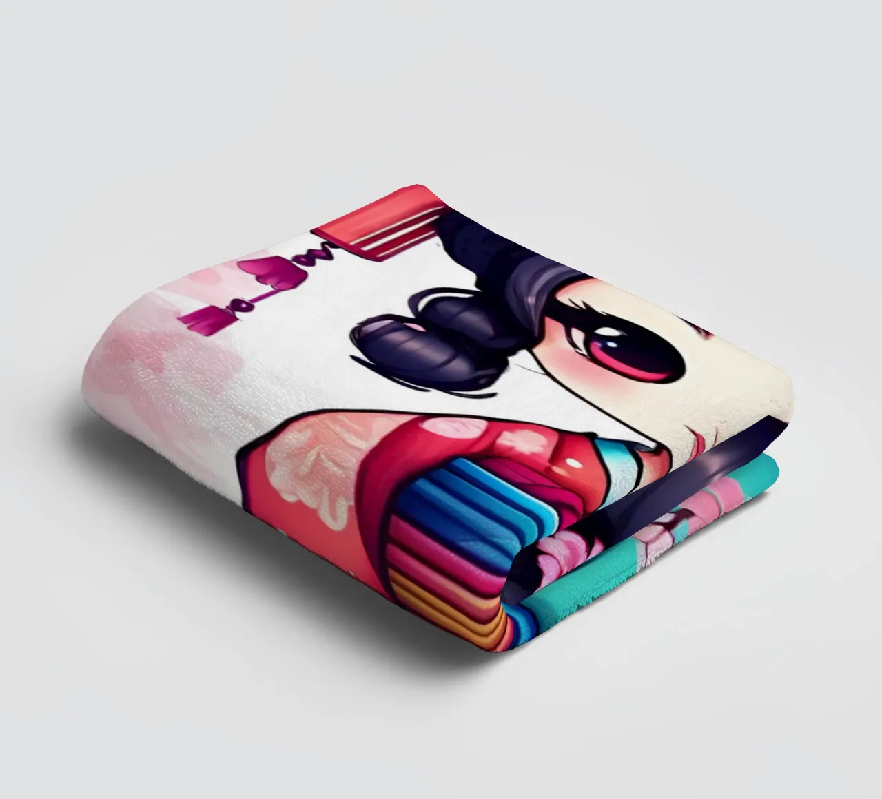 Petite Geisha 1 towel by Rezh creations