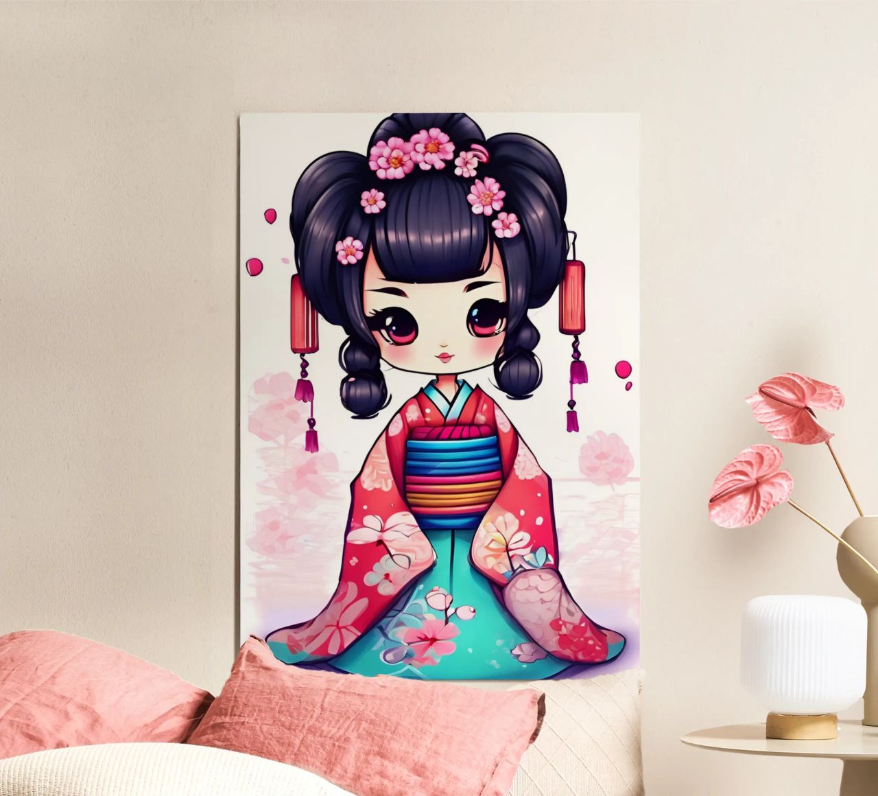 Petite Geisha 1 Poster von Rezh creations