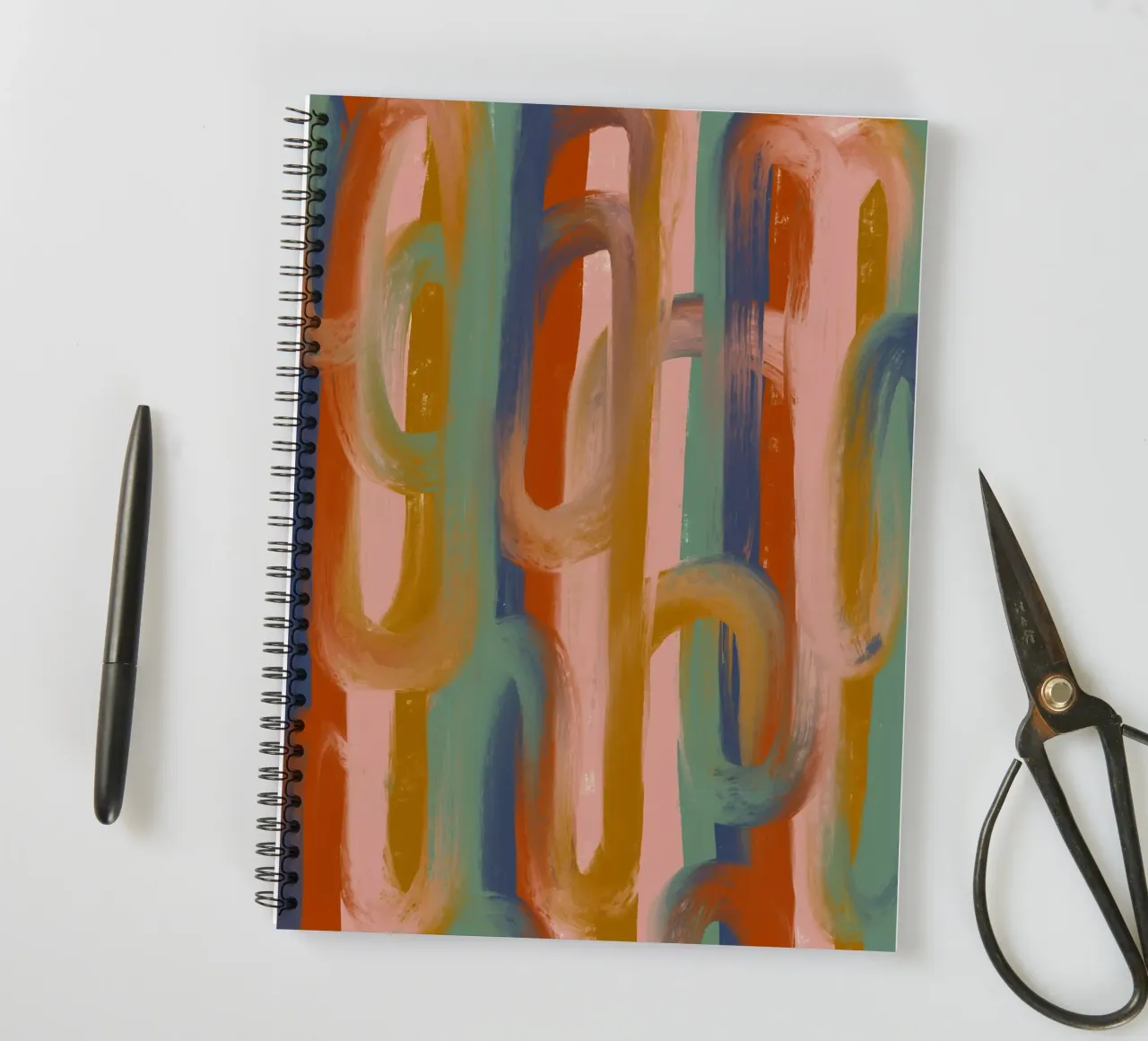 Pattern No 197 spiral notebook by treechild