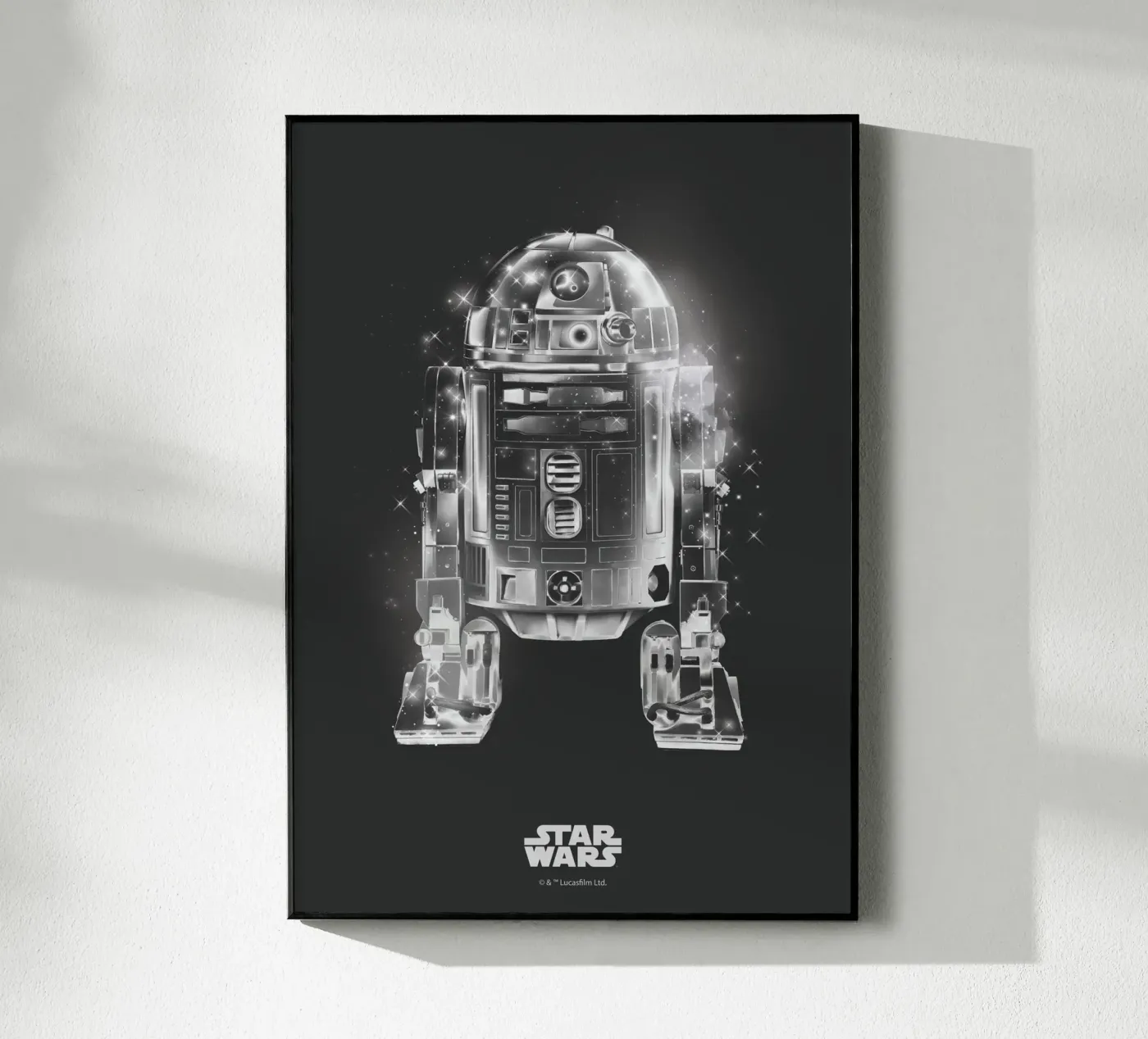 R2-D2 Stardust Black plexiglass da Star Wars