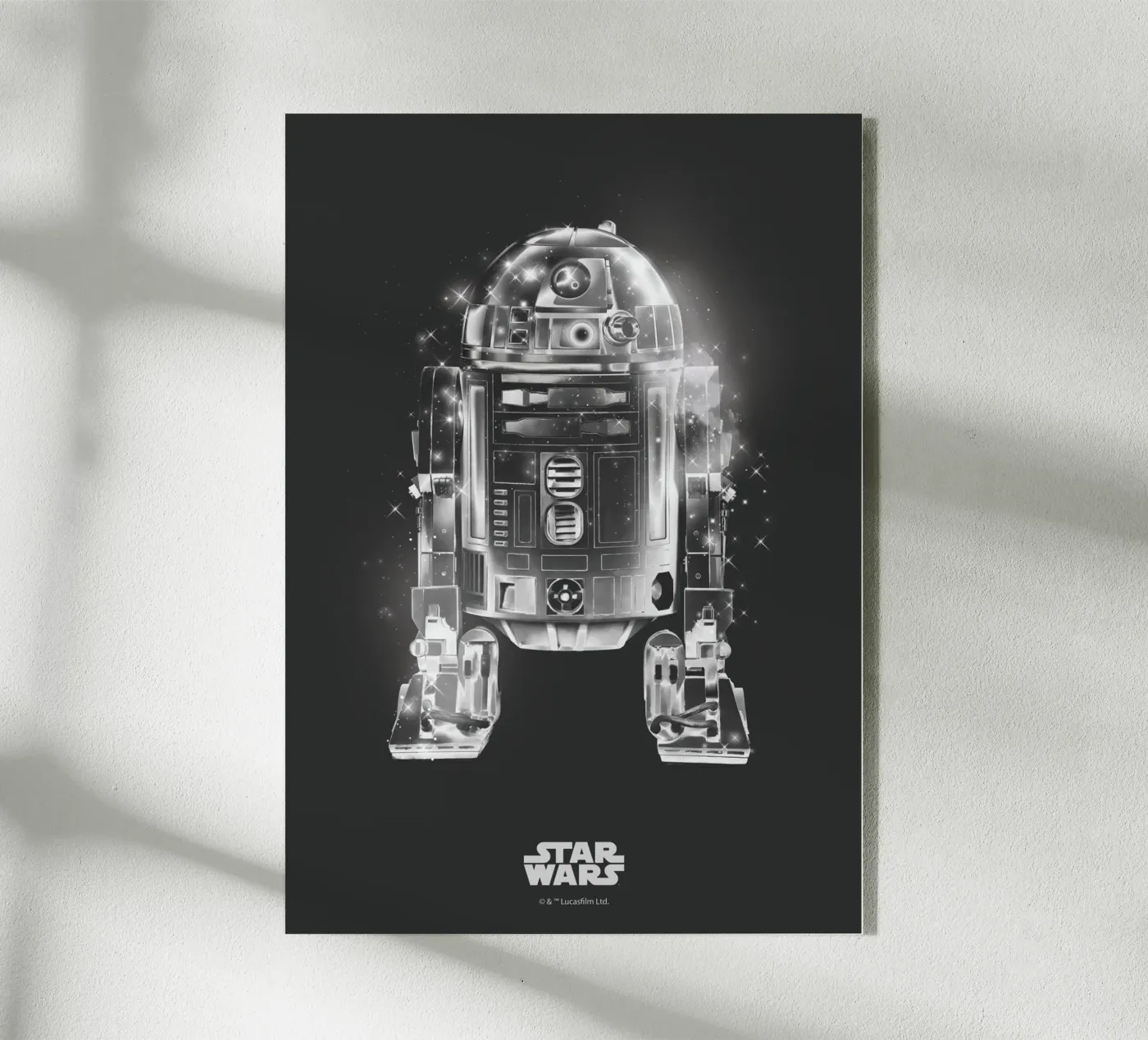 R2-D2 Stardust Black plexiglass da Star Wars