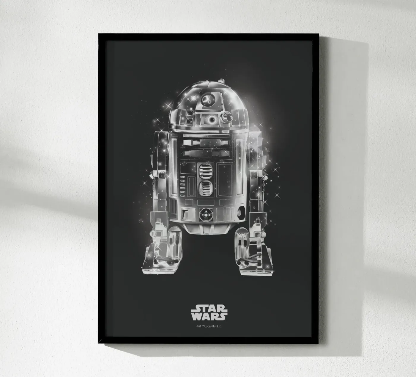 R2-D2 Stardust Black poster da Star Wars