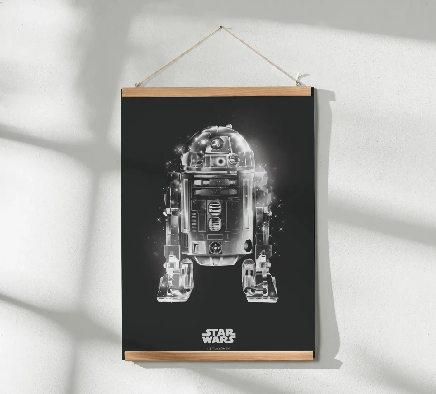 R2-D2 Stardust Black poster da Star Wars