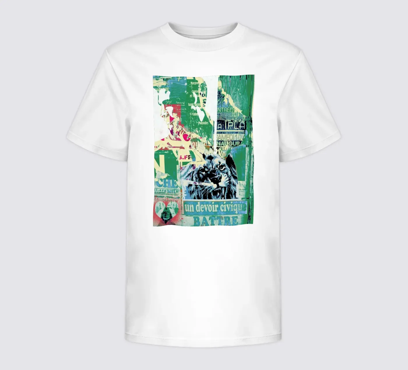 Lion t-shirt bambini da Andy Bridge