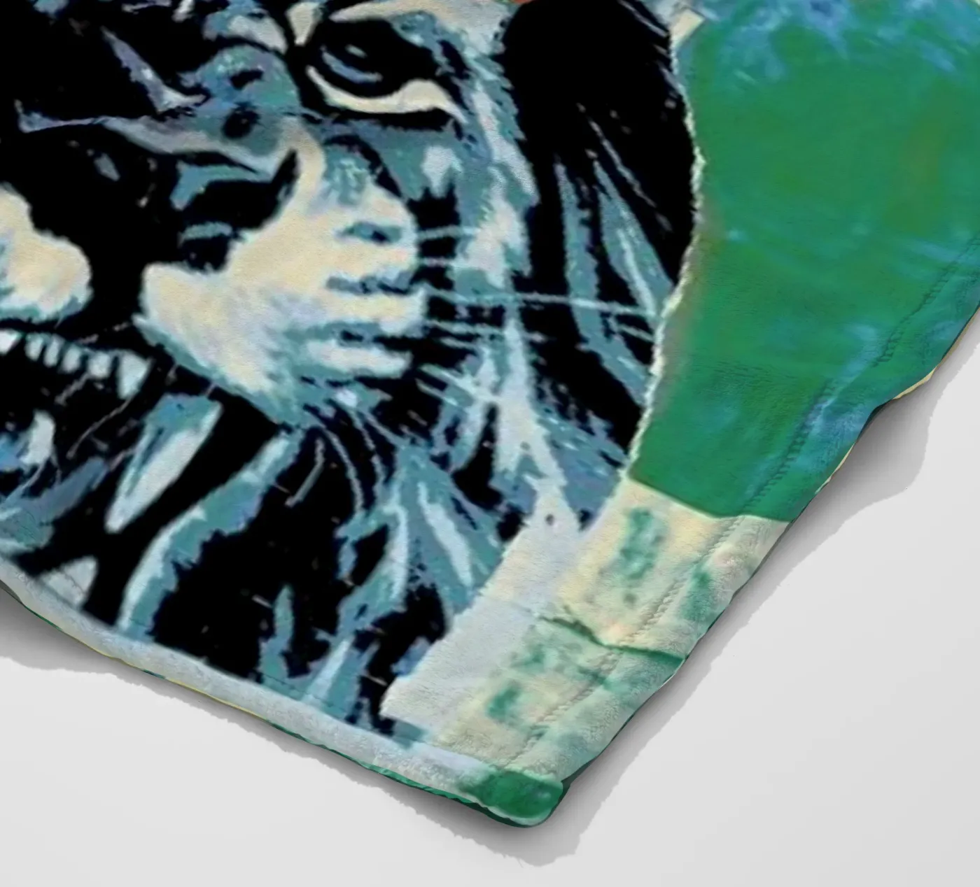 Lion fleecedeken van Andy Bridge