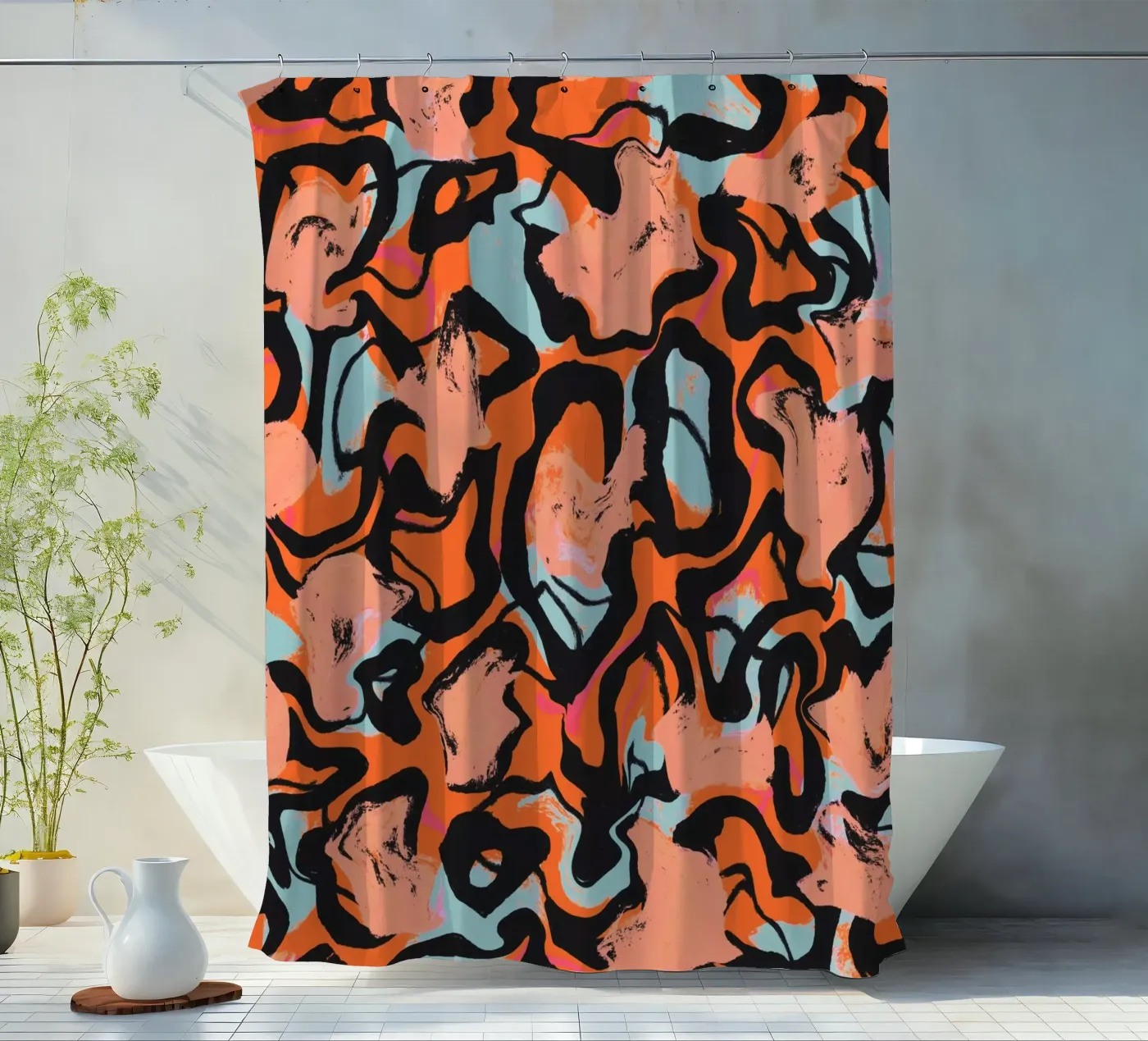 Pattern No 198 Duschvorhang von treechild