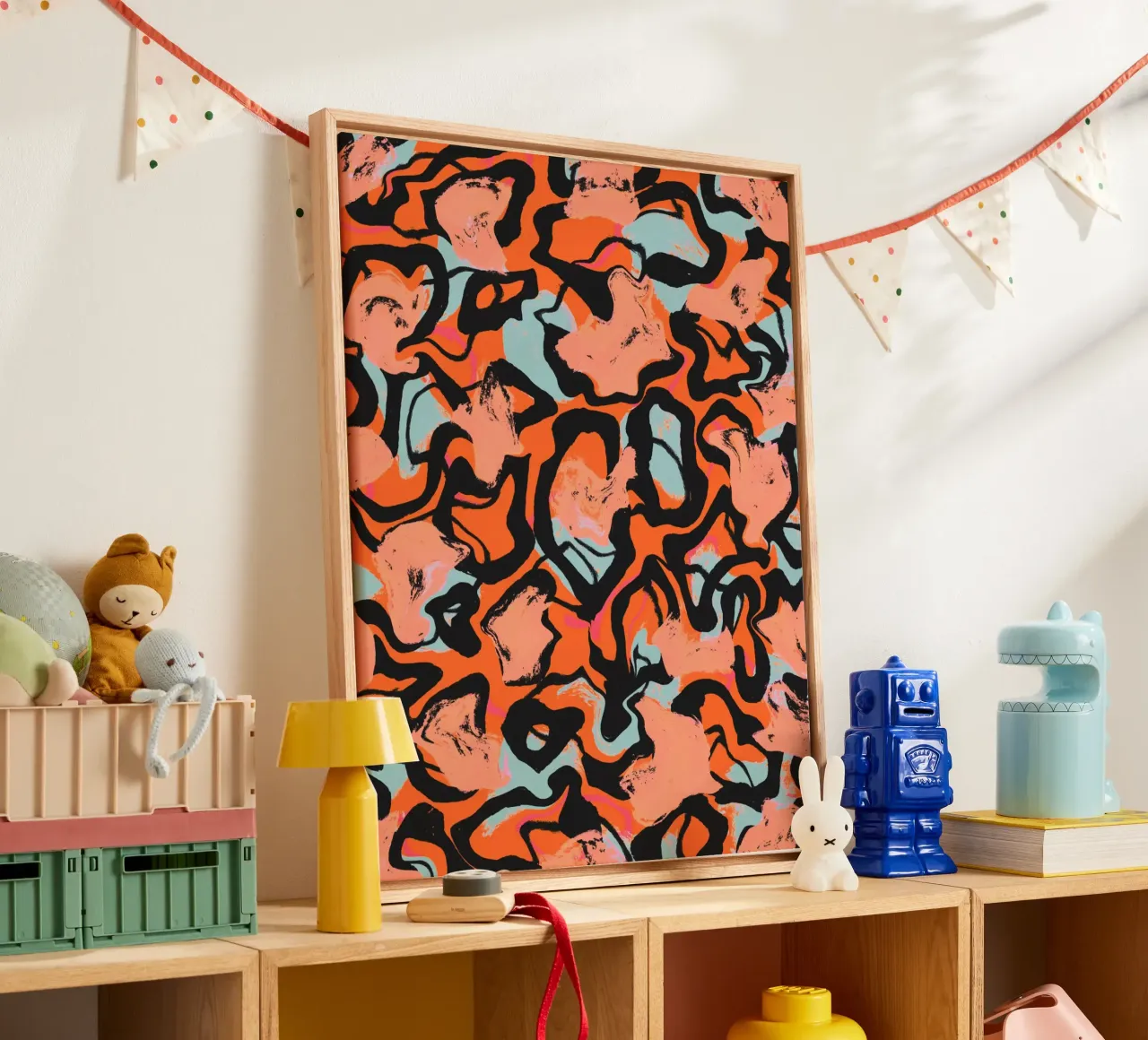 Pattern No 198 tela con Cornice a cassetta da treechild