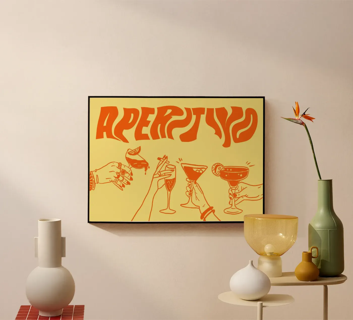Aperitivo acryl van Happy Star Club