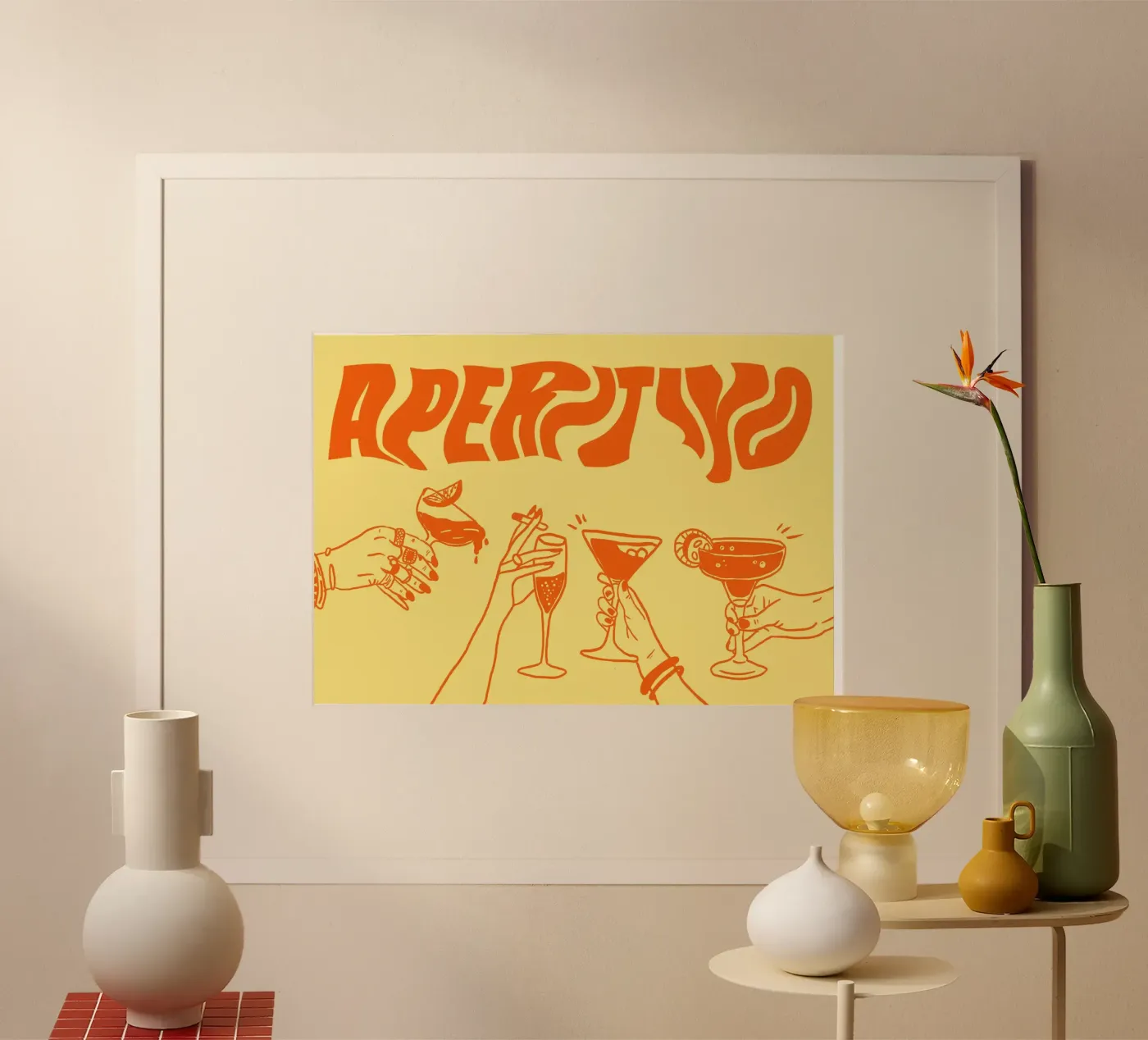Aperitivo poster da Happy Star Club