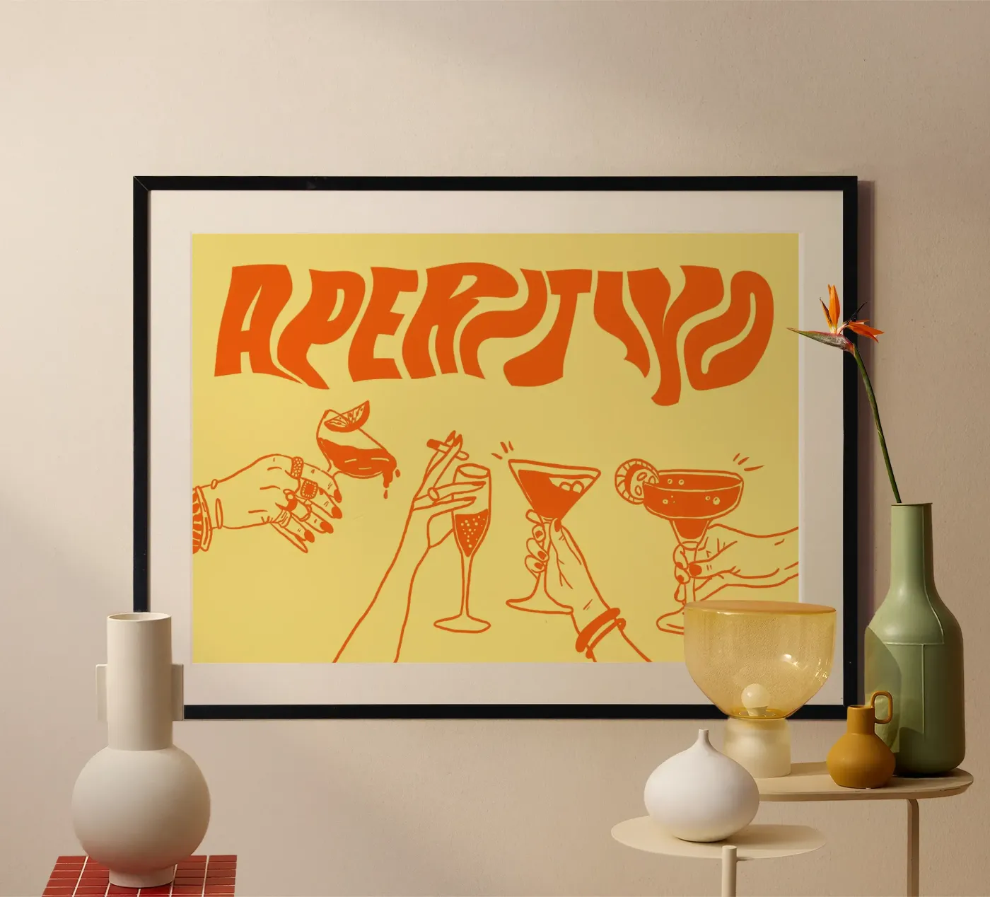 Aperitivo poster van Happy Star Club