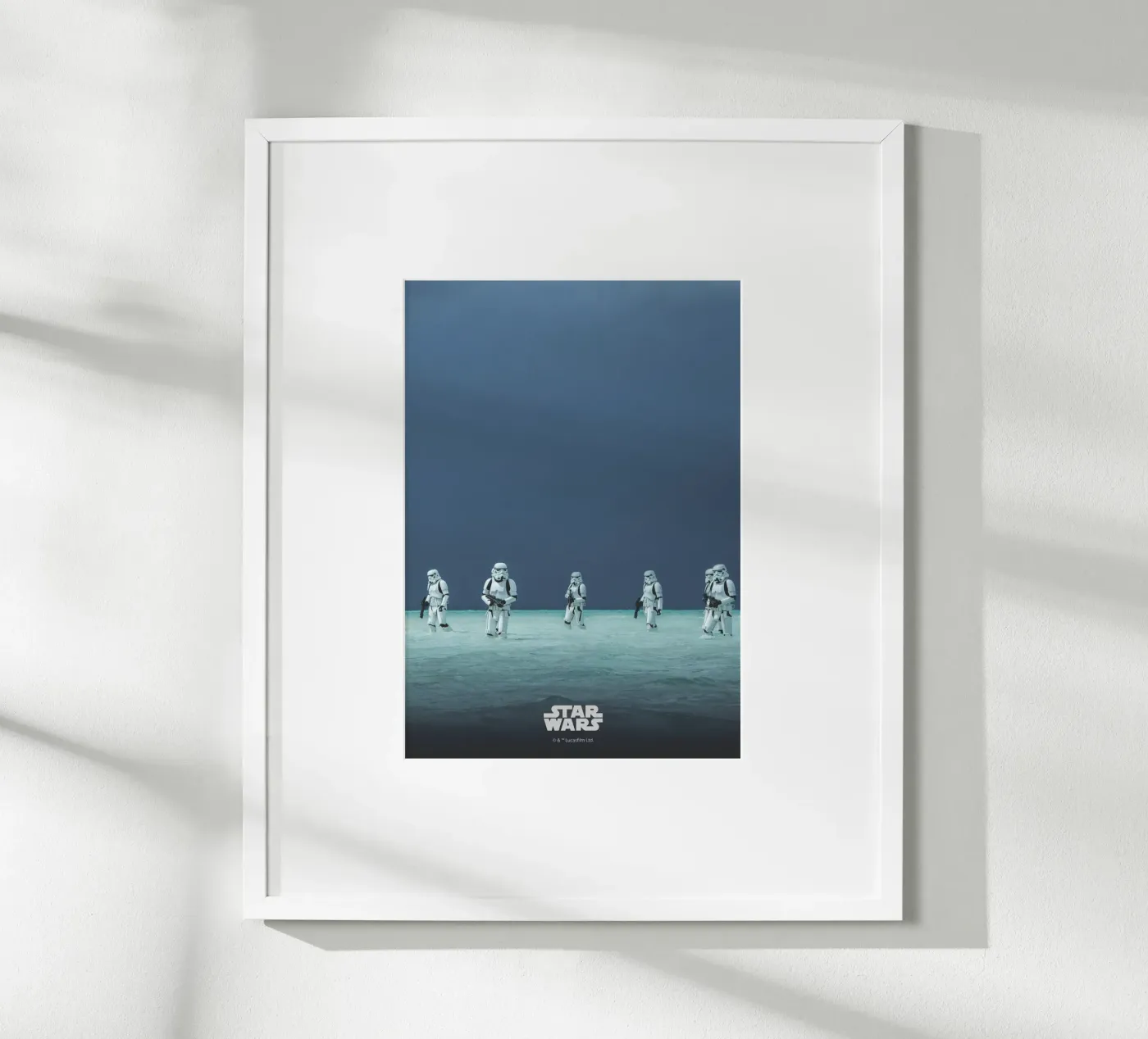 Stormtroopers on the Shores of Scarif Poster von Star Wars