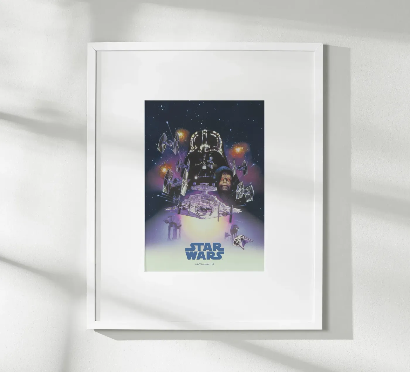 Darth Vader & The Emperor Retro Airbrush Poster von Star Wars