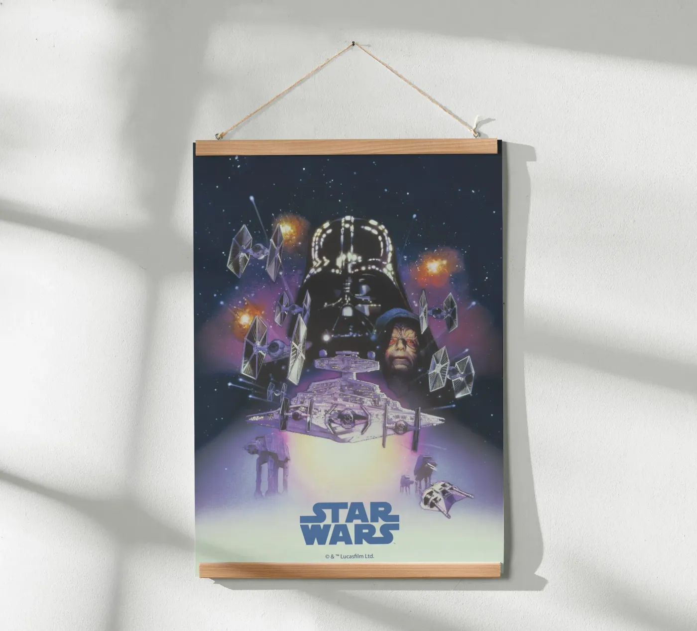 Darth Vader & The Emperor Retro Airbrush Poster von Star Wars