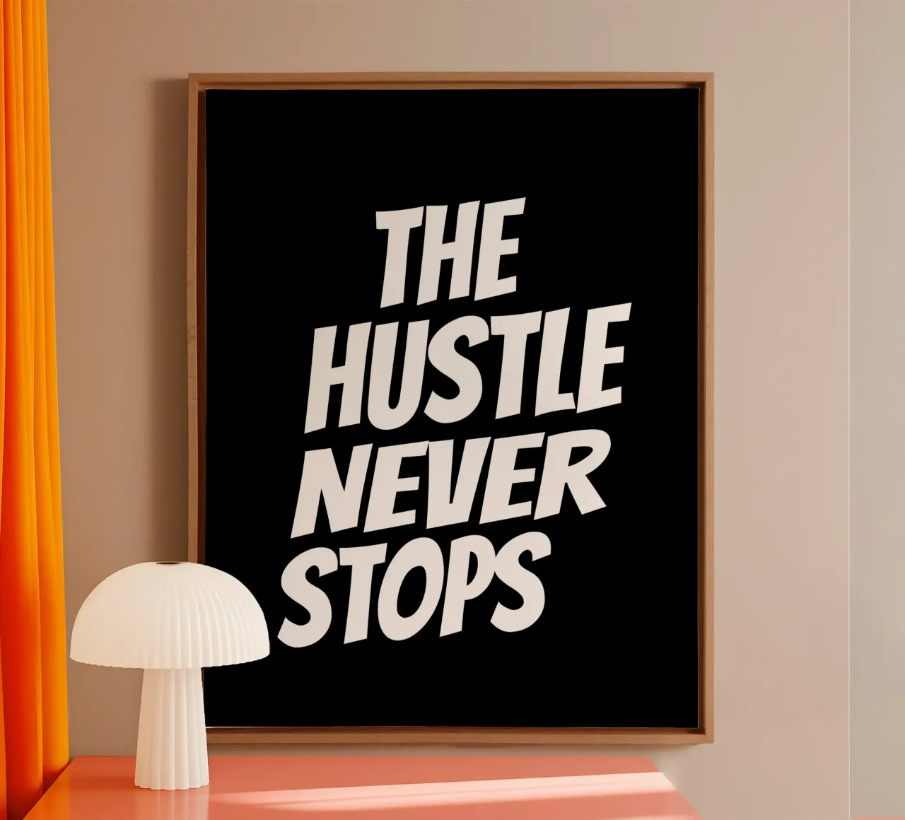 The hustle never stops tela da happieeagle