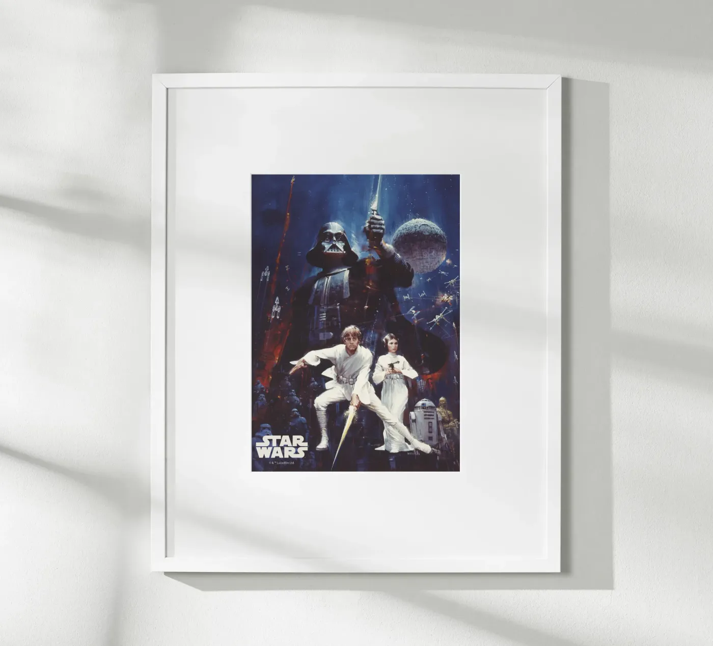 Darth Vader, Luke & Leia Impressionistic Poster von Star Wars