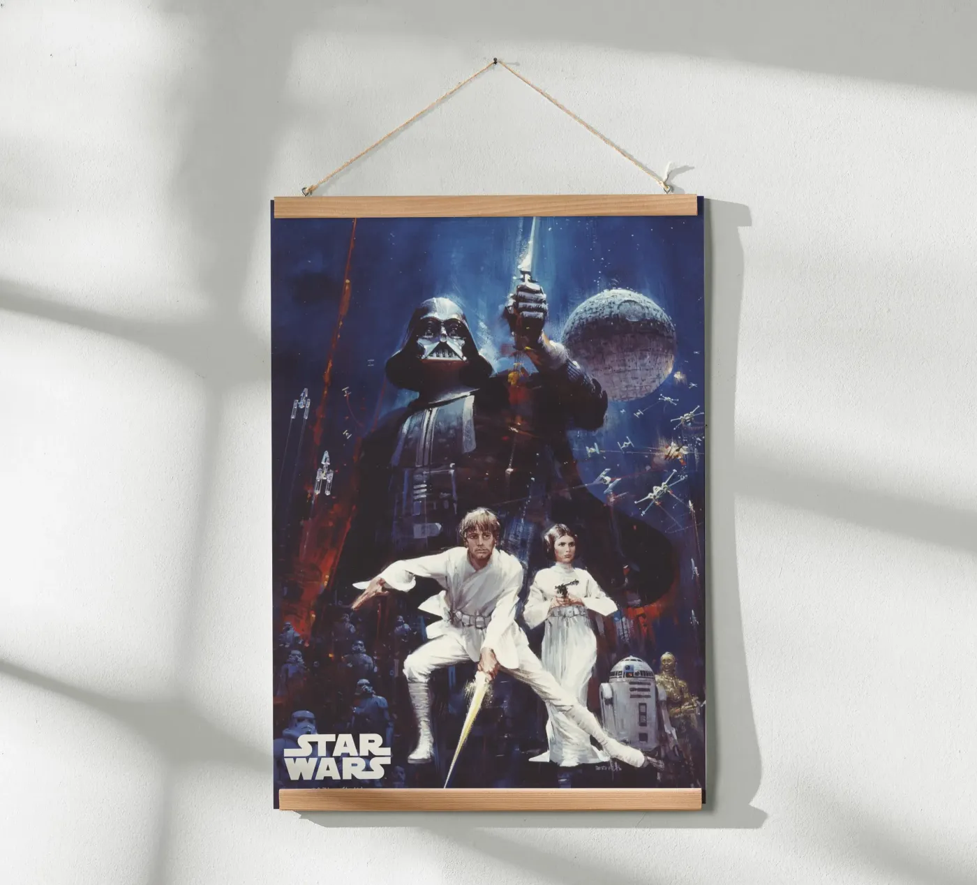 Darth Vader, Luke & Leia Impressionistic Poster von Star Wars