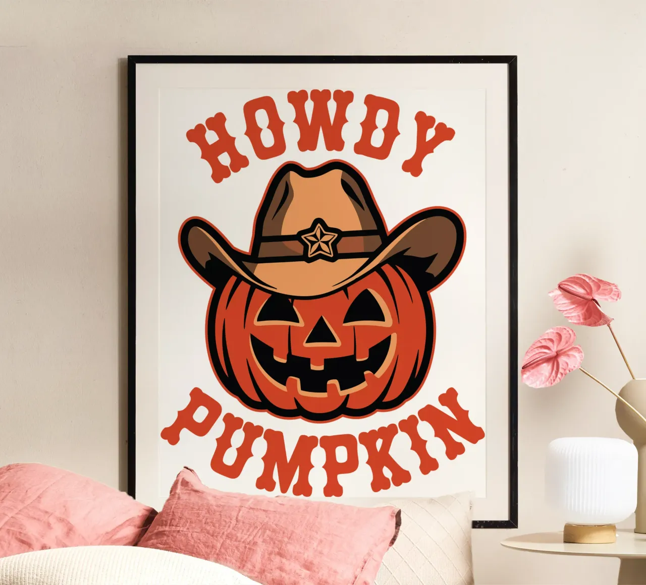 Howdy Pumpkin poster da edsonramosart