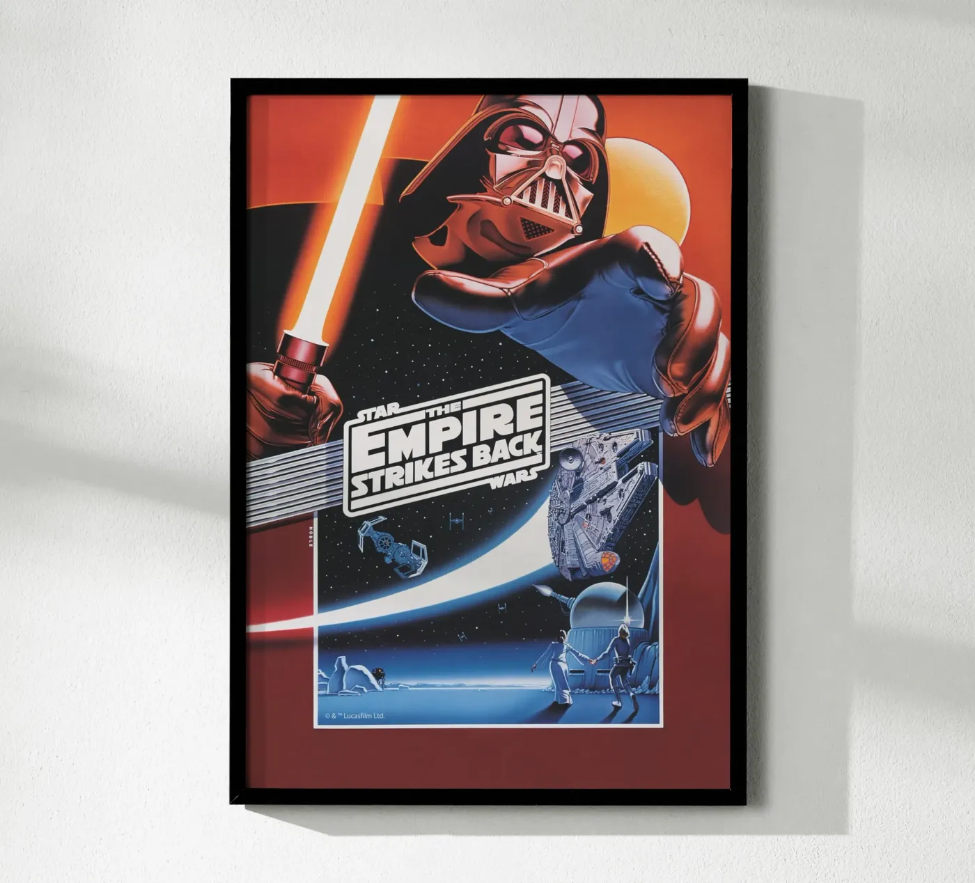 The Empire Strikes Back – Laser Red Poster von Star Wars