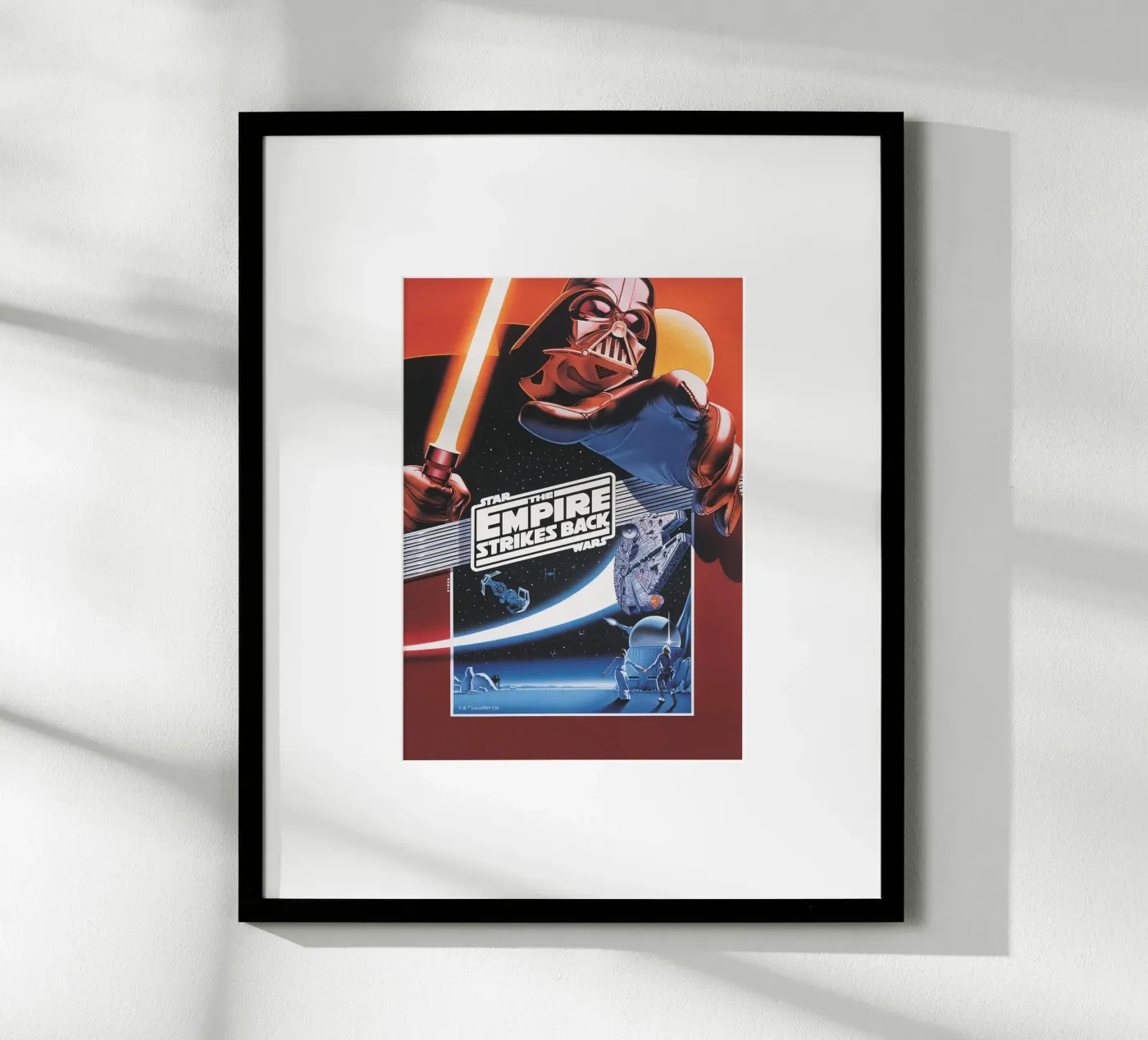 The Empire Strikes Back – Laser Red Poster von Star Wars