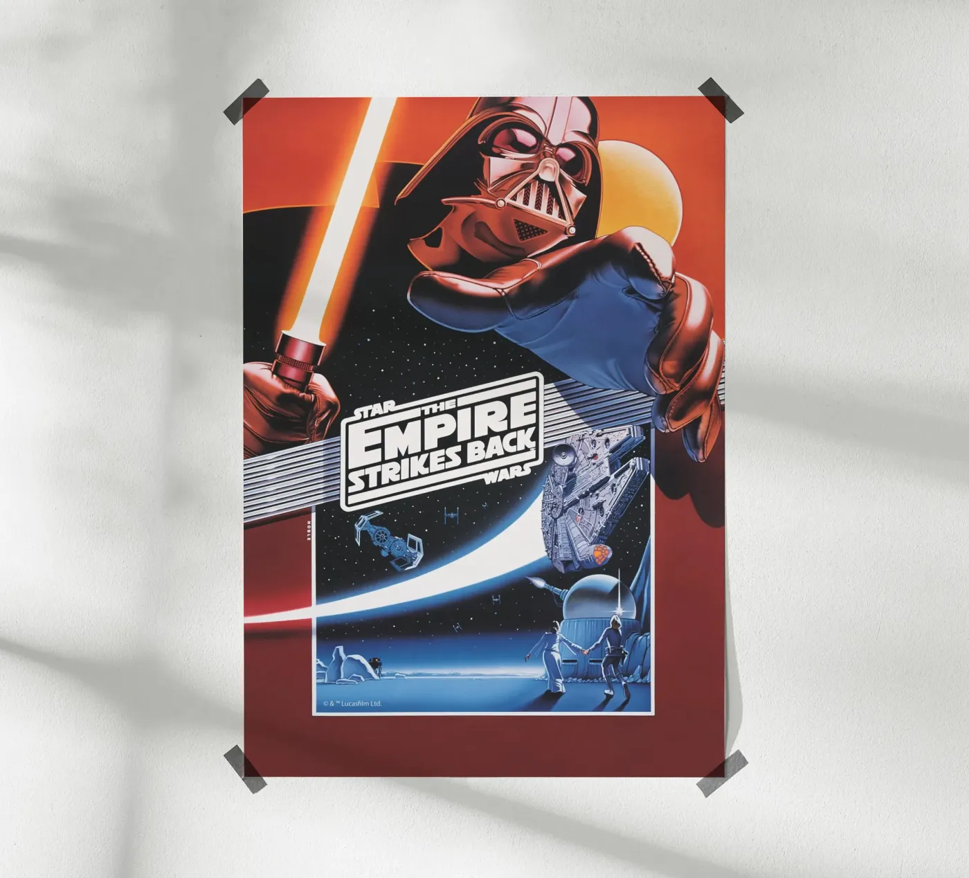 The Empire Strikes Back – Laser Red Poster von Star Wars