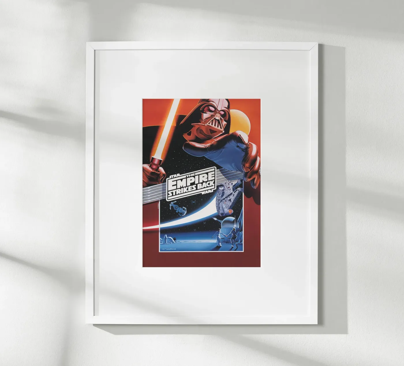 The Empire Strikes Back – Laser Red Poster von Star Wars