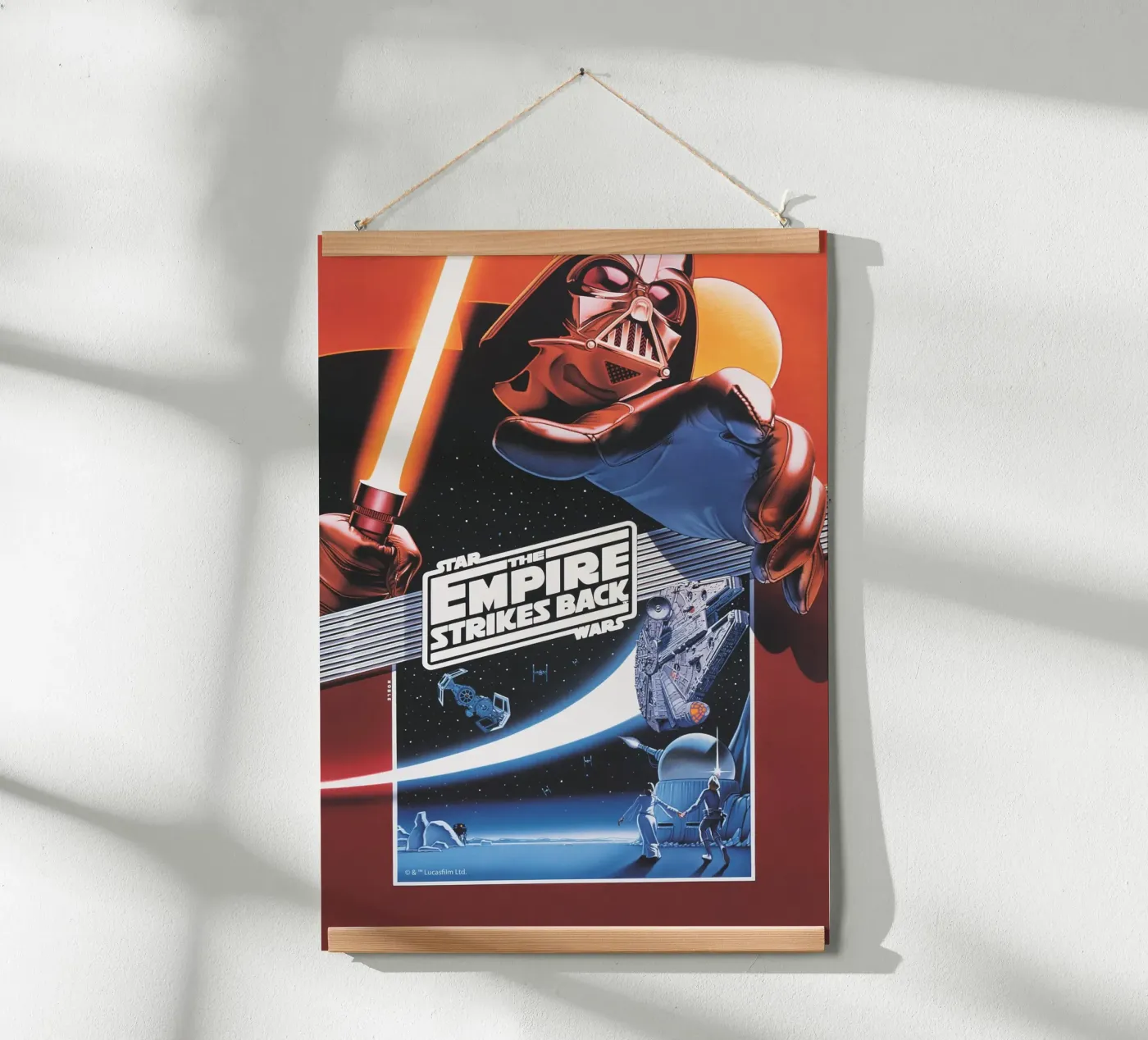 The Empire Strikes Back – Laser Red Poster von Star Wars