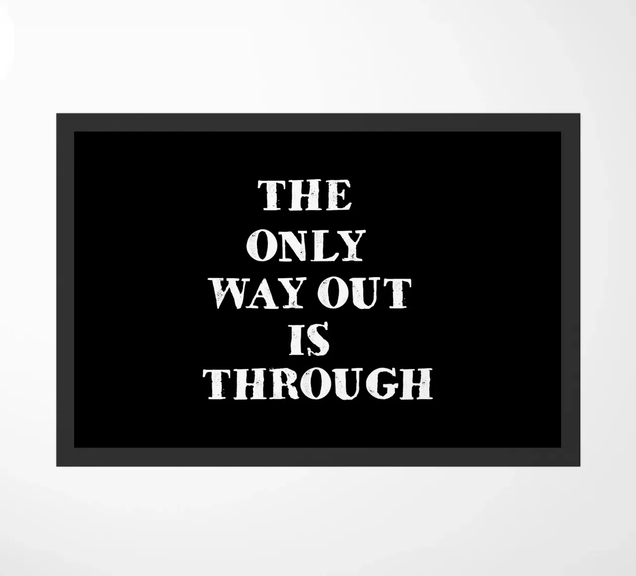 THE ONLY WAY OUT IS THROUGH zerbino da happieeagle