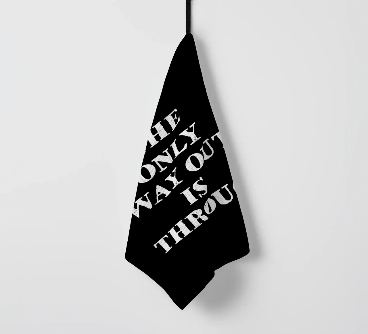 THE ONLY WAY OUT IS THROUGH canovaccio da cucina da happieeagle