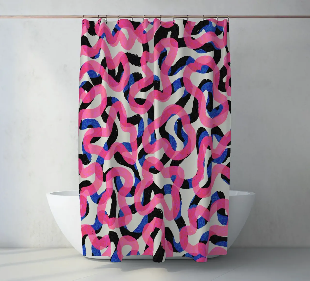 Pattern No 199 douchegordijn van treechild