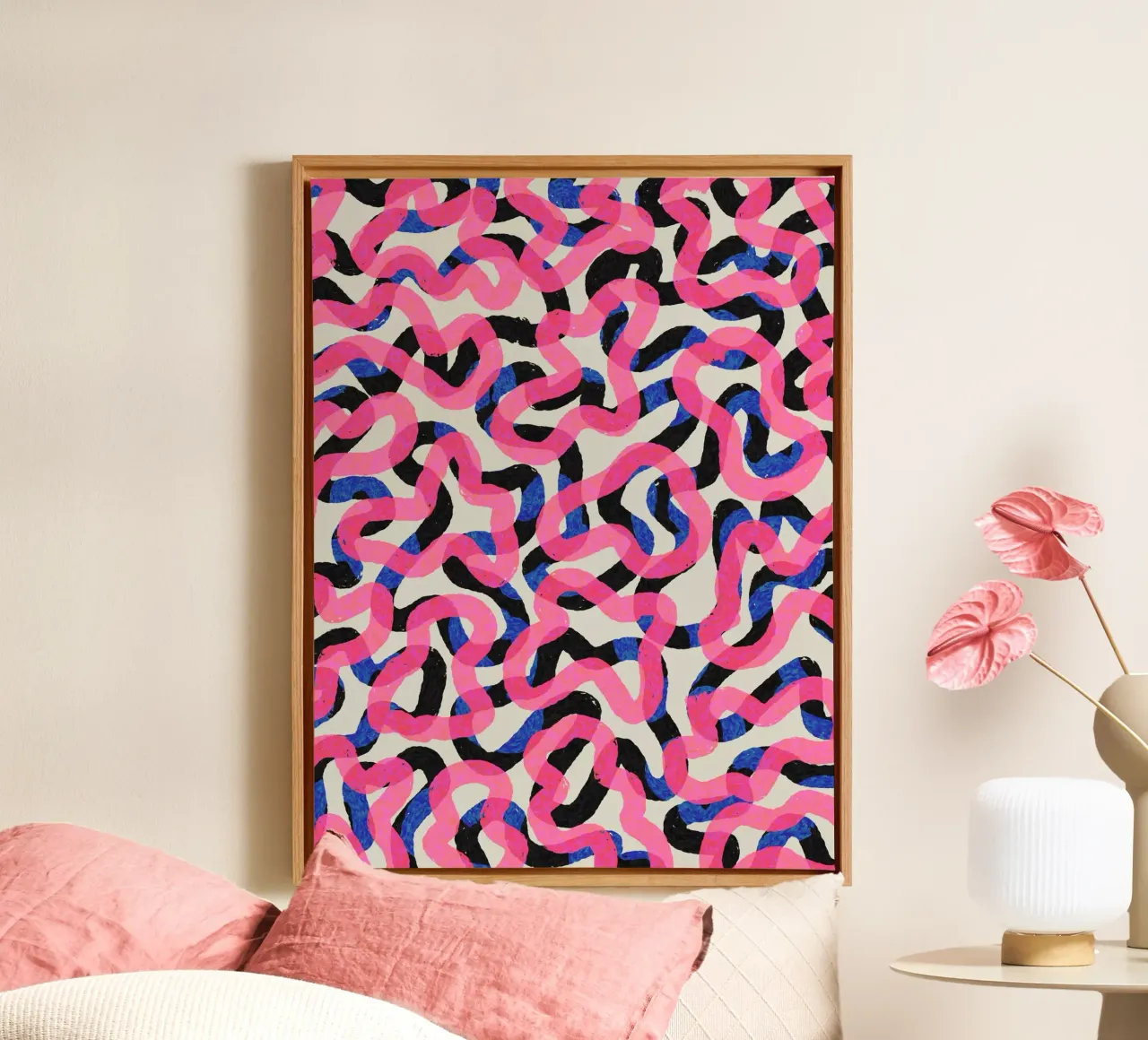 Pattern No 199 tela con Cornice a cassetta da treechild
