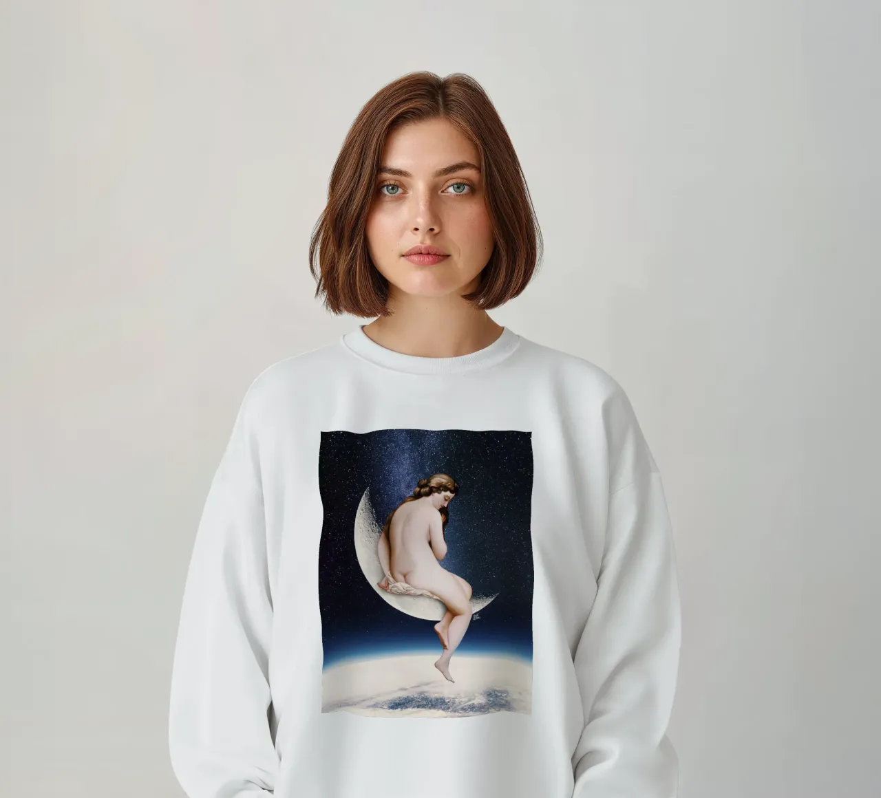 Osservatore della luna felpa da Paste in Place