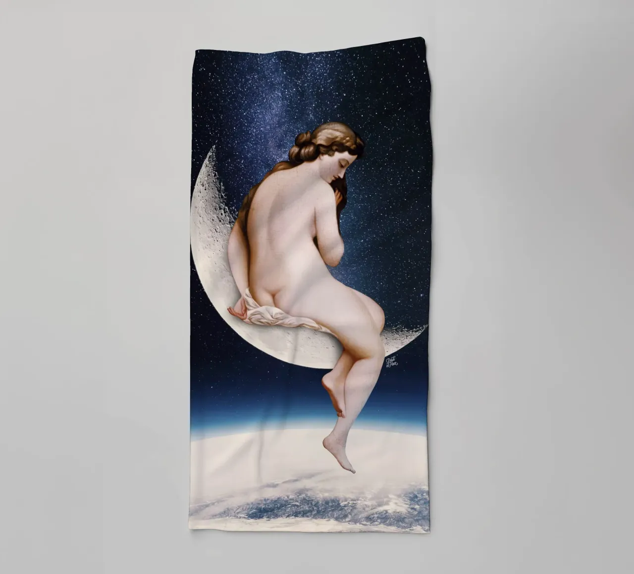 Moonwatcher towel by Paste in Place